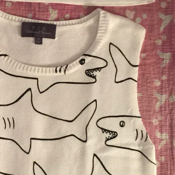 PJK, Shark Crop Top Sweater - Picture 5 of 5